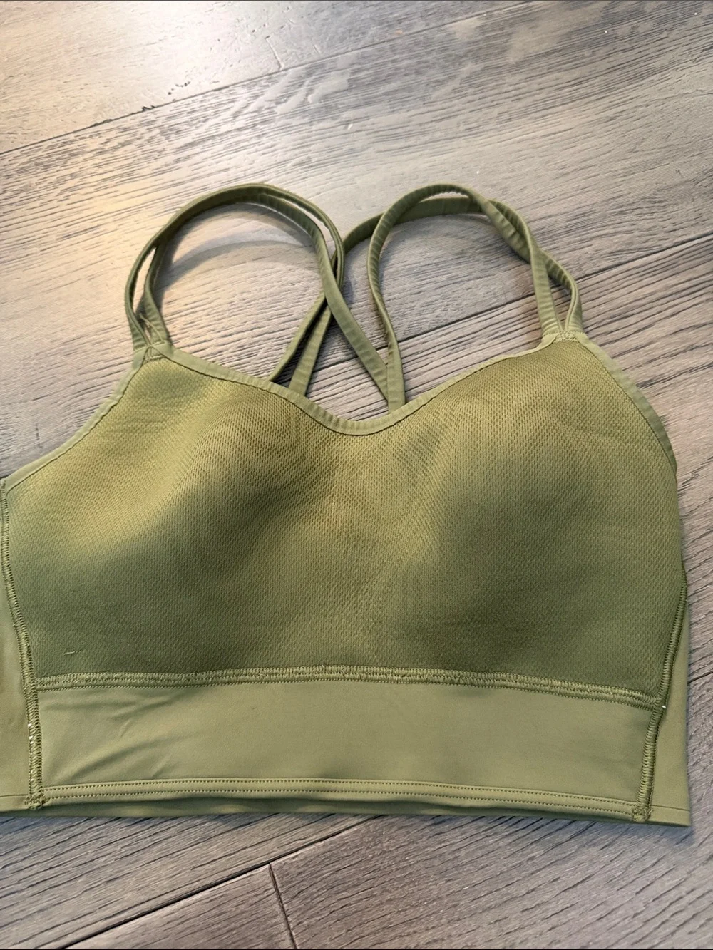 lululemon athletica Olive Strappy Sports Bra